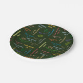 紙プレート2月9日誕生日 ペーパープレート (アングル)