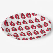 紙プレート9インチ/吸血器の唇 ペーパープレート (アングル)