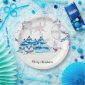 紙プレート9インチforクリスマスパーティー ペーパープレート (パーティー)