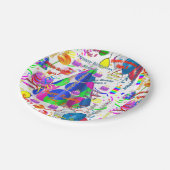 紙プレート9月8日誕生日9月 ペーパープレート (アングル)