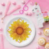 紙プレート – ひまわり ペーパープレート (パーティー)