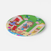 紙プレート、アイスクリームビーチおもしろい ペーパープレート (アングル)