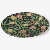 紙プレート：ウィリアム・モリス：ザクロ ペーパープレート (アングル)