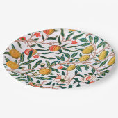 紙プレート：ウィリアム・モリス：ザクロ ペーパープレート (アングル)