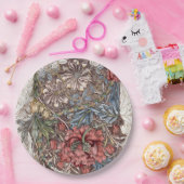 紙プレート:ウィリアム・モリス：野生チューリップ ペーパープレート (パーティー)