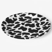 紙プレート – カウパターン ペーパープレート (アングル)