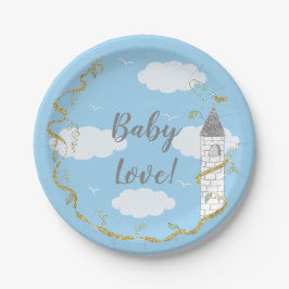 紙プレート「キラキラ城」 ペーパープレート