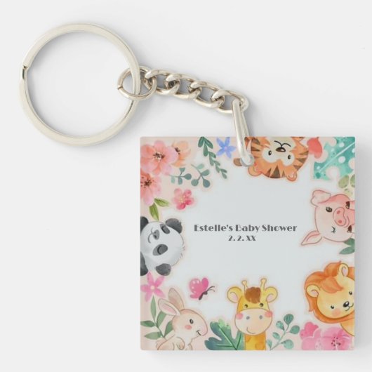 紙プレート キーホルダー (正面)