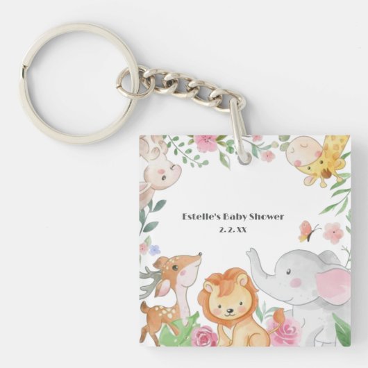 紙プレート キーホルダー (正面)