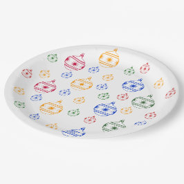 紙プレート – クリスマスツリーオーナメント ペーパープレート