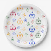 紙プレート – クリスマスツリーオーナメント ペーパープレート (正面)