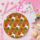 紙プレート – グレープリーフモザイク ペーパープレート (パーティー)