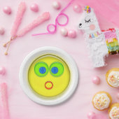 紙プレート – サプライズ顔 ペーパープレート (パーティー)