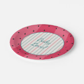 紙プレート「スイカ傘」 ペーパープレート (アングル)