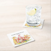 紙プレート スクエアペーパーコースター (インサイチュ)