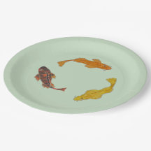 紙プレート – スリースイミングコイ