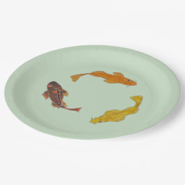 紙プレート – スリースイミングコイ ペーパープレート