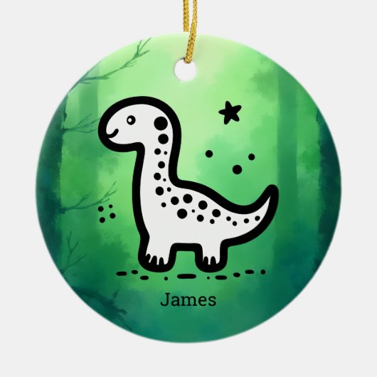 紙プレート セラミックオーナメント (正面)