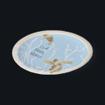 紙プレート"タートルブルータン" ペーパープレート<br><div class="desc">紙プレート"タートルブルータン"。ま楽しむた、一致する紙カップ、紙ナプキン、招待状、ビンゴカード、スタンプ。「おお、ベビー、ベビー!」を削除し、独自の文言を追加してパーソナライズ。カスタマイズお気に入りのフォントのスタイル、色、サイズを選択する。楽しむおめでとう！</div>