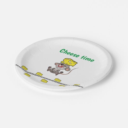 紙プレート、チーズタイム紙プレート ペーパープレート (アングル)