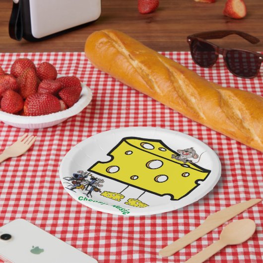 紙プレート、チーズミュージック紙プレート ペーパープレート (ピクニック)