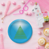 紙プレート – ツリーとスター ペーパープレート (パーティー)