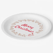 紙プレート – トナカイ電力 ペーパープレート (アングル)