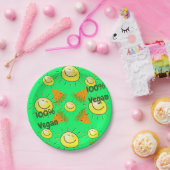 紙プレート、ニンジンSun 100%ビーガン ペーパープレート (パーティー)