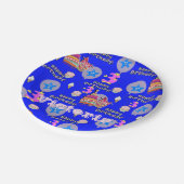 紙プレート、ハッピーサードバースデー#3バルーン ペーパープレート (アングル)