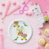 紙プレート、ハッピーバースデーアリゲータ ペーパープレート (パーティー)