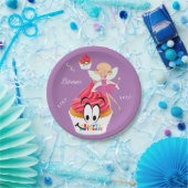 紙プレート、ハッピーバースデーカップケーキフェアリー ペーパープレート (パーティー)