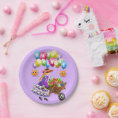 紙プレート、ハッピーバースデーキッビクトリアンテン ペーパープレート (パーティー)