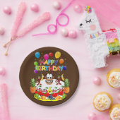 紙プレート、ハッピーバースデーサル ペーパープレート (パーティー)
