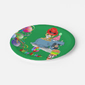 紙プレート、ハッピーバースデーヒポタマスキトン ペーパープレート (アングル)