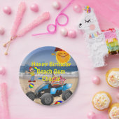 紙プレート、ハッピーバースデービーチバムボーイ ペーパープレート (パーティー)