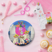 紙プレート、ハッピーバースデーホッキョクグマ ペーパープレート (パーティー)