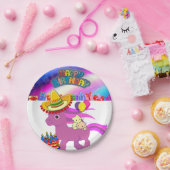 紙プレート、ハッピーバースデーポニー ペーパープレート (パーティー)
