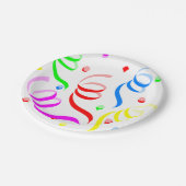 紙プレート、ハッピーバースデー紙プレート紙吹雪 ペーパープレート (アングル)