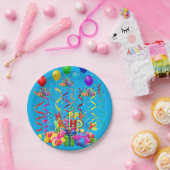 紙プレート、ハッピーバースデー紙プレート ペーパープレート (パーティー)