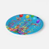 紙プレート、ハッピーバースデー紙プレート ペーパープレート (アングル)