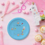 紙プレート、ハッピーバースデー2022年4月 ペーパープレート (パーティー)