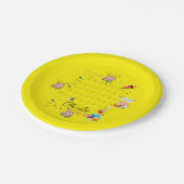 紙プレート、ハッピーバースデー2022年9月 ペーパープレート (アングル)