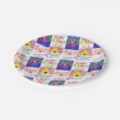 紙プレート、ハッピーバースデー ペーパープレート (アングル)