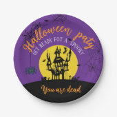 紙プレート – ハロウィーン ペーパープレート (正面)