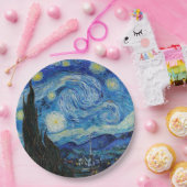 紙プレート:バン・ゴッホ:星の夜 ペーパープレート (パーティー)