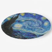 紙プレート:バン・ゴッホ:星の夜 ペーパープレート (アングル)