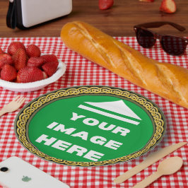 紙プレート- パーソナライズされた – イメージの追加/文字 ペーパープレート