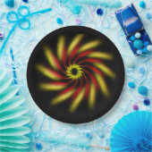 紙プレート – ピンホイール ペーパープレート (パーティー)