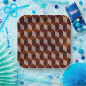 紙プレート-フェイク象形材 ペーパープレート (パーティー)