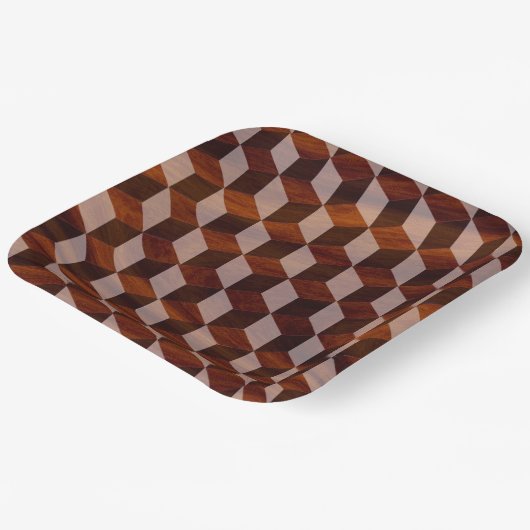 紙プレート-フェイク象形材 ペーパープレート (傾斜あり)